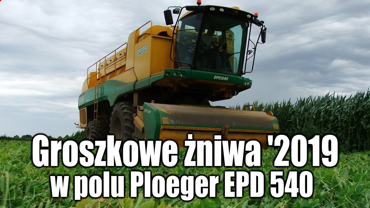 maxresdefault Groszkowe żniwa 2019 – w polu kombajn Ploeger EPD 540   VIDEO