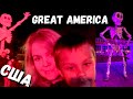 США Тематический вечер / Парк развлечений Great America / Halloween / Праздник в Калифорнии