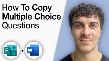 Microsoft Forms  - How to Copy Multiple Choice Questions From MS Word [2025 Full Guide]