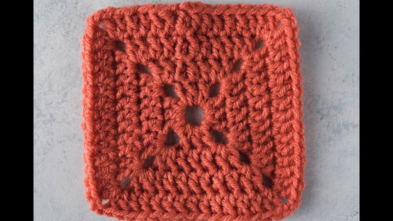 How to Crochet a Solid Granny Square | AllFreeCrochet ...