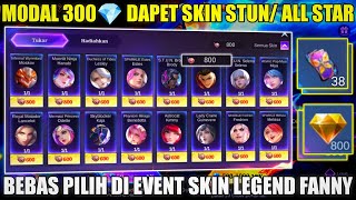 BUSET! MODAL 300💎 DAPET SKIN STUN MWORLD SPARKLE ALL STAR BEBAS PILIH MLBB | EVENT LEGEND FANNY screenshot 5