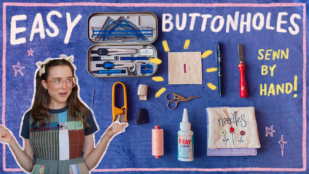 hand-stitched buttonhole tutorial (beginner friendly!)