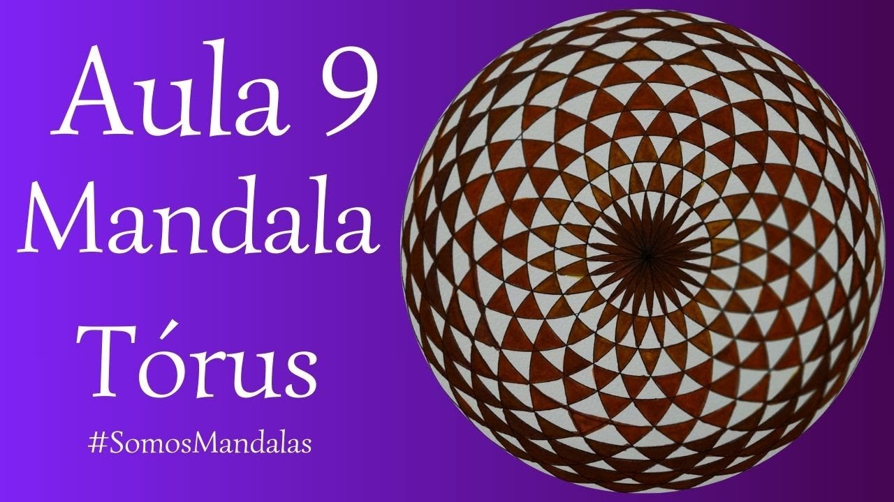 Mandala Torus - Desenho passo a passo com explicações - Geometria Sagrada