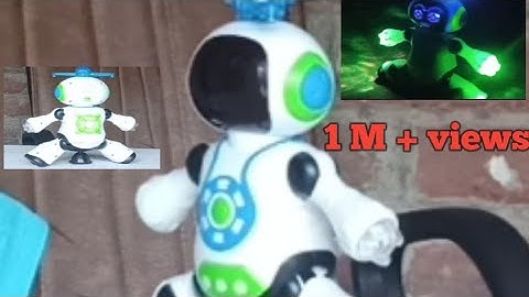 FunBlast Dancing Robot with Music Robot for Kids with 3D Flashing Lights 360 Degree Rotation Toy Rob