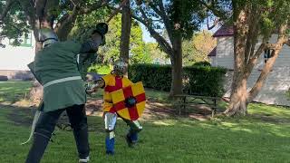 Alaric's Training Day 1: Alaric vs. Ben 4