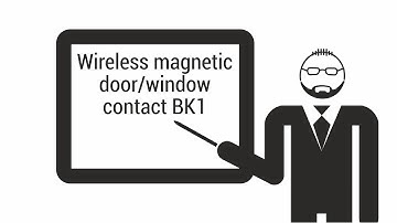 Overview of SECOLINK wireless door/window magnetic contact BK1