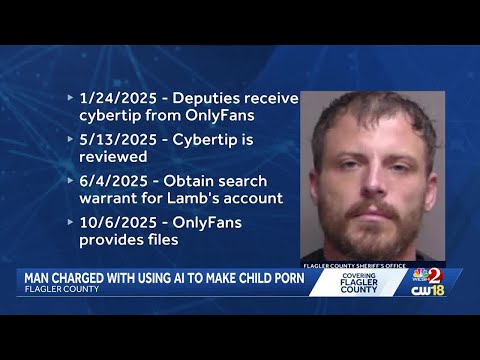 Palm Coast man arrested, accused of using AI to create child sexual abuse images