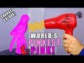 Testing out the WORLD'S PINKEST PINK color changing paint!