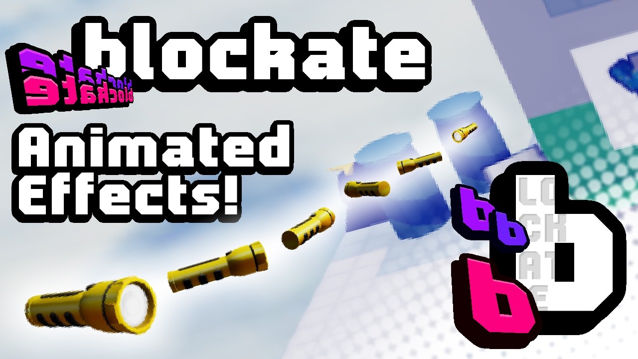 How To Make ANIMATED EFFECTS Roblox Blockate Tutorial YouTube 
