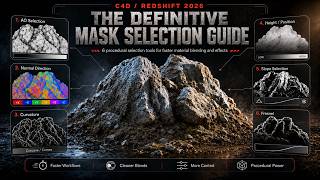 Free Cinema 4D   Redshift Mask Selection Tool Pack