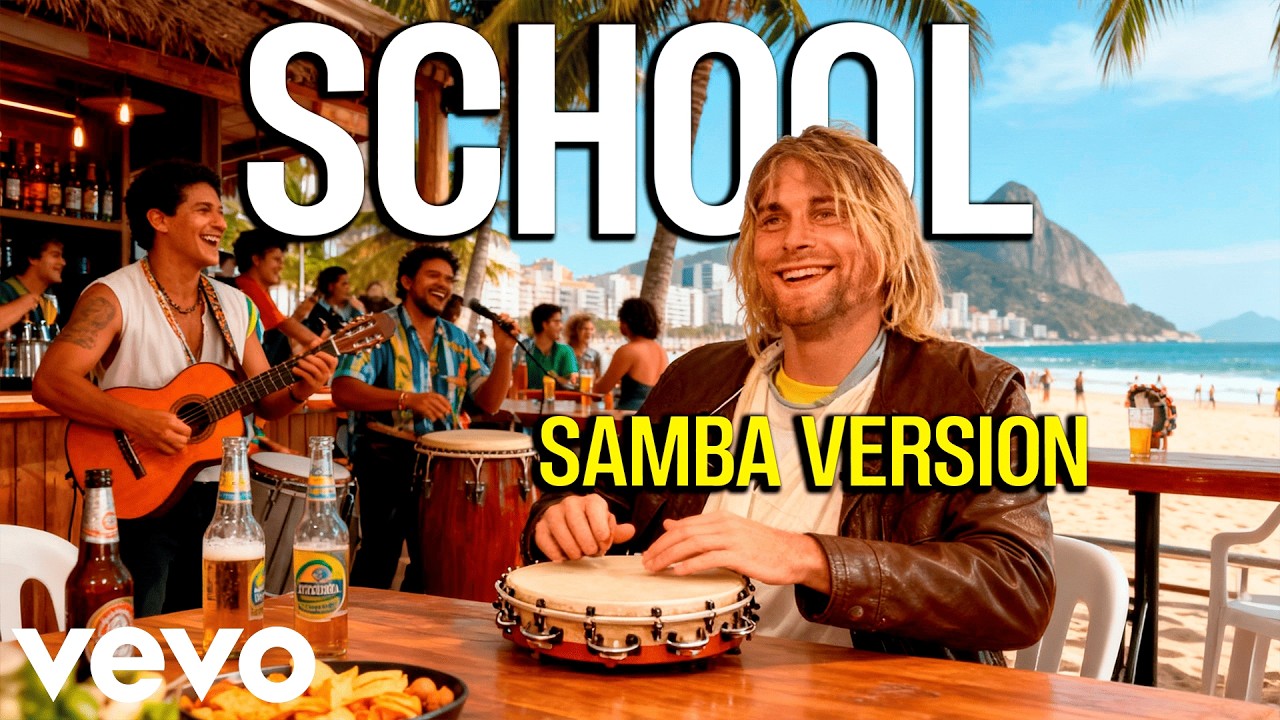 School… But It’s Brazilian Samba 🇧🇷 (AI Reimagined) Kurt Cobain on vacation in Brazil - Full Song