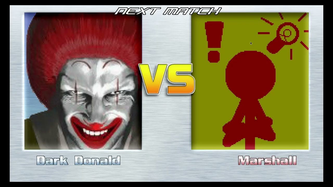 Mugen - Dark Donald (12P) Vs Marshall (1P)