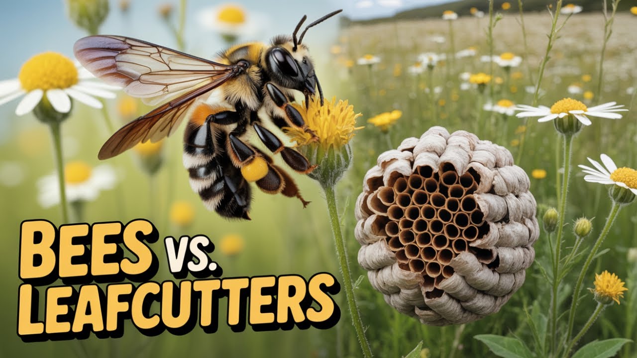 The Fascinating Life of the Leaf Cutter Bee