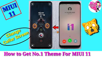 Change call Screen UI For Any Mobile (No Root) Most Awaited Feature MIUI 11 (By The Adviser No.1)