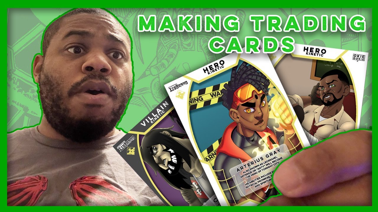 Making My Own Comic Book Trading Cards