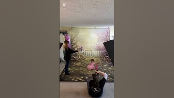 Brighten up your shoots with this vibrant, Spring Floral Fence backdrop!