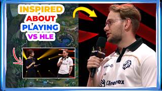 LYON Inspired About Playing vs HLE 👀 [MSI 2026]