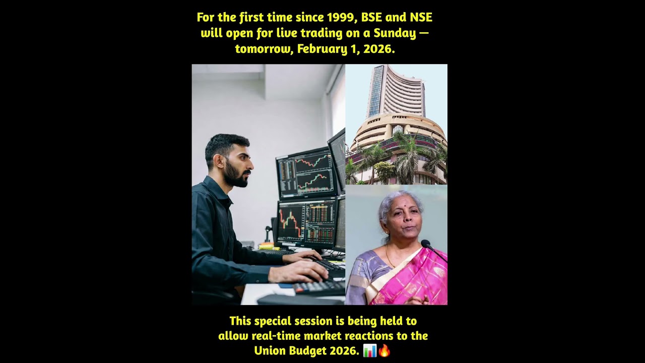 India's BSE and NSE will hold a special live trading session on Sunday,