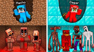 Encontramos las CRIATURAS MÁS TERRORÍFICAS ENTERRADAS en Minecraft!
