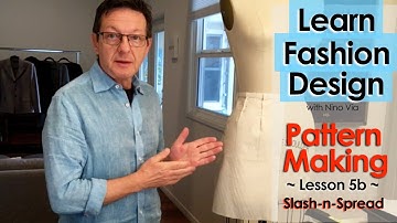 Slash-n-Spread: Techniques In Pattern Making For Fashion Designing ~ Learn FASHION DESIGN Online.
