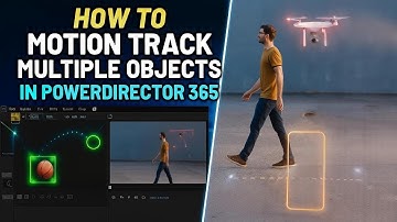 Hoe u meerdere objecten in PowerDirector 365 kunt volgen