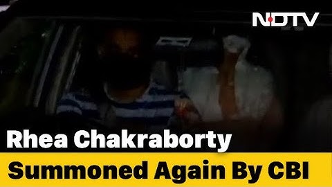Rhea Chakraborty Questioned For More Than 10 Hours By CBI, Summoned Again