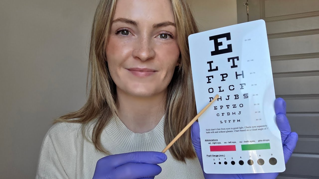 Классический осмотр глаз ASMR 👁