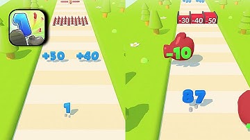 Number Run 3D 1️⃣2️⃣3️⃣ NEW UPDATE!! All Levels Gameplay Android,iOS