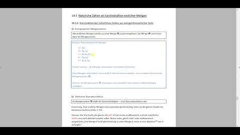 02 Erzeugung eines Mengensystems