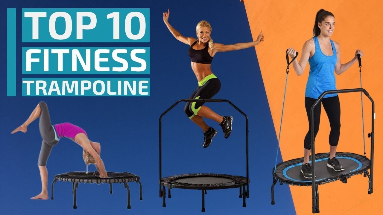 50" Mini Fitness Trampoline Rebounder Workout Exercise Gym Cardio Jumping Traine 