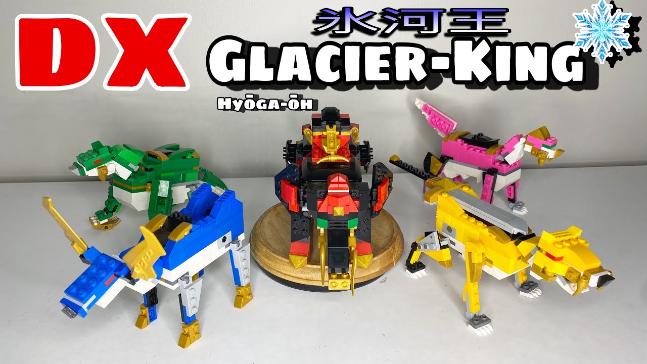 Glacier-King Review (Lego Megazord) ーパー戦隊 レゴメカ #lego #combiners #megazord #powerrangers #viral