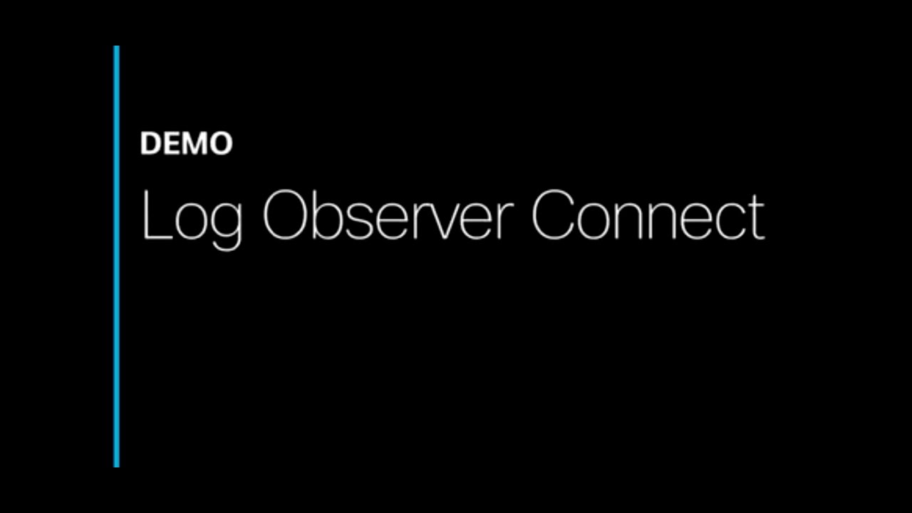 Log Observer Connect for AppDynamics Demo