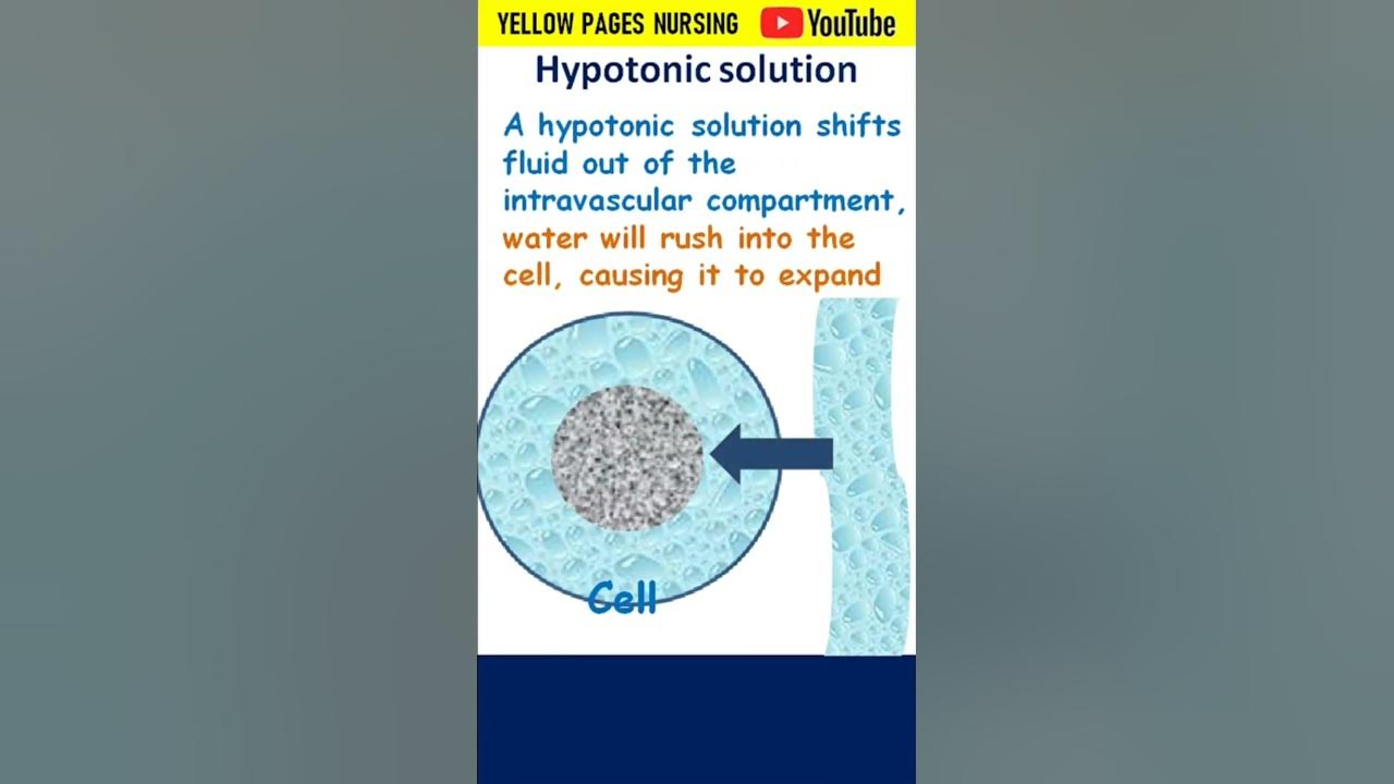 Hypotonic solution 0 45 sodium chloride 0 45 nacl youtube