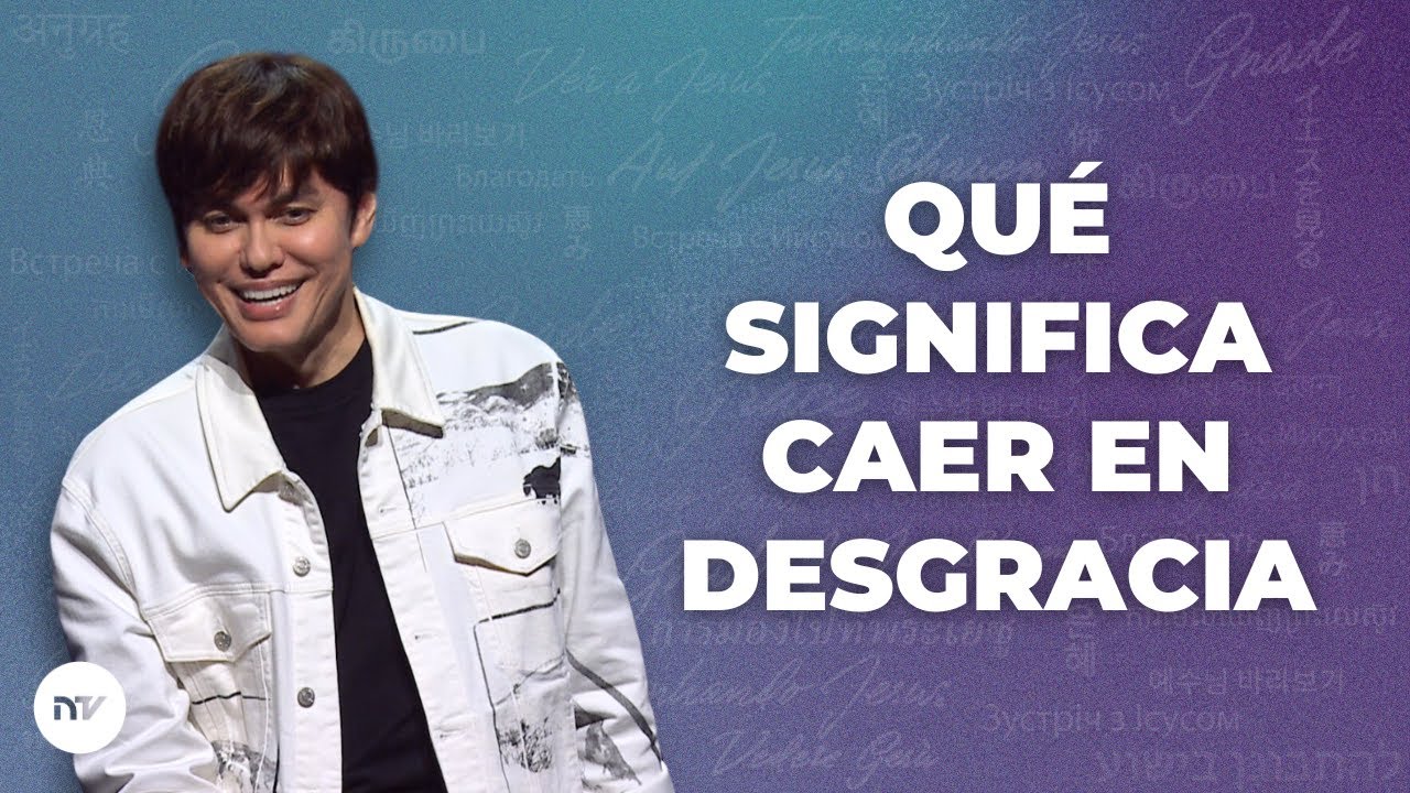 Qué significa caer en desgracia | Joseph Prince | New Creation TV Español
