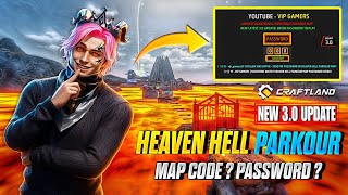 😱 Heavan Hell Parkour Map New 3.0 Update Password? Map Code? 🗺️ VIP GAMERS #craftland #freefire screenshot 2
