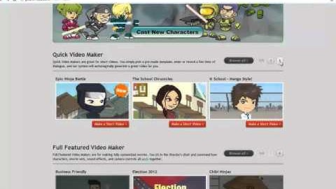Go Animate!  Tutorial