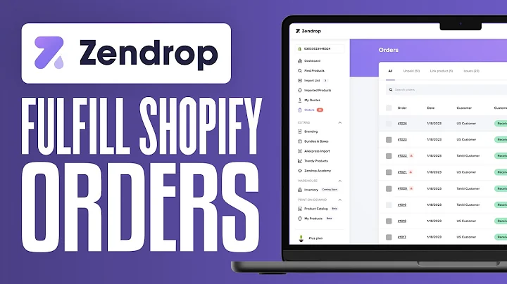 Efficiently Fulfill Shopify Orders with Zendrop