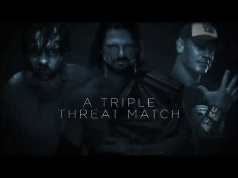 Tomorrow: WWE World Champion AJ Styles battles John Cena and Dean Ambrose at WWE No Mercy