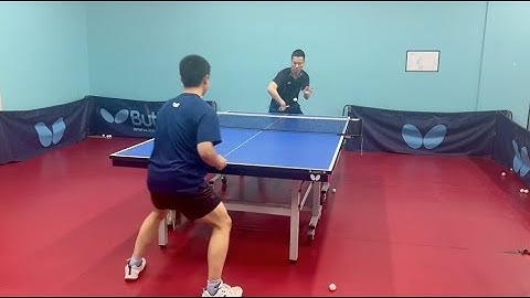 Butterfly Training Tips with Bob Chen - After Serve Control and Backhand Attack Training