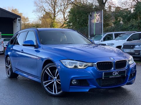 2016 BMW 335d M Sport Xdrive Touring in Estoril Blue for sale at George Kingsley, Colchester