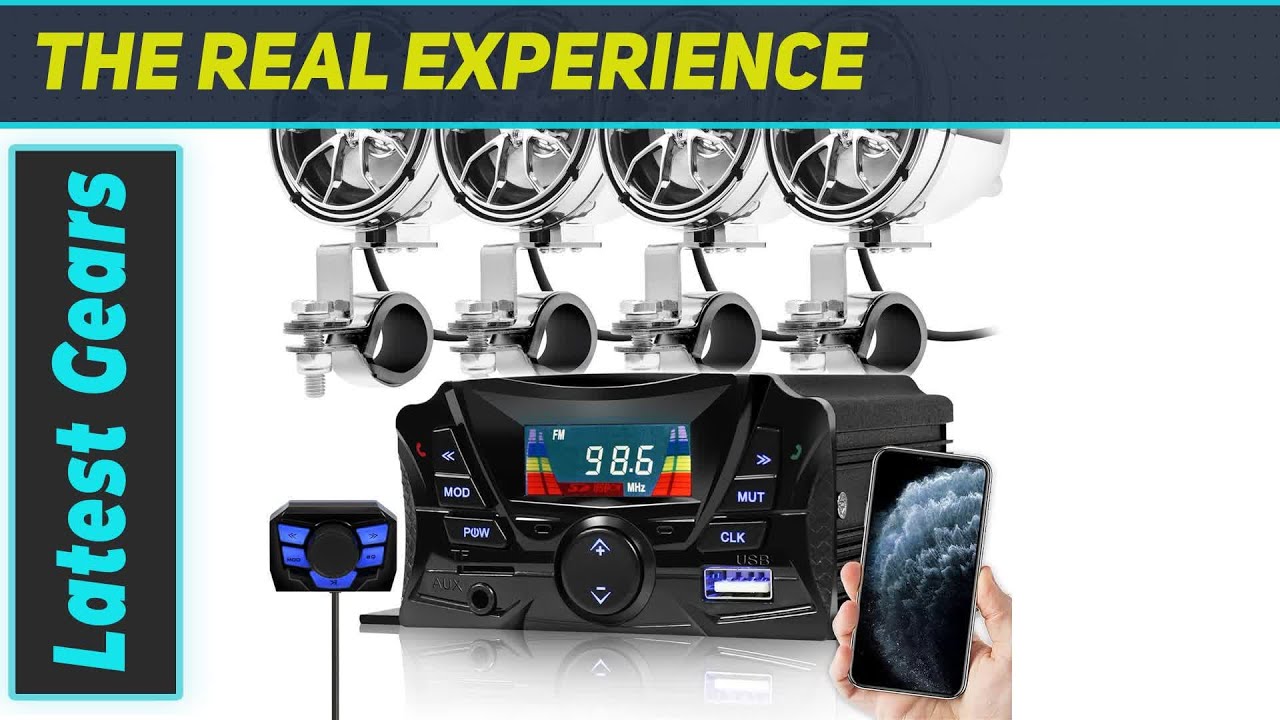 GoHawk TS3-Q Gen.3 Motorcycle Bluetooth Speakers: Elevate Your