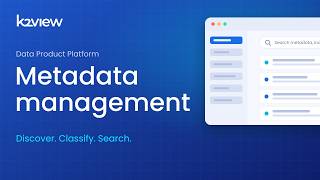 Metadata Catalog: Auto-Discover, Classify & Search Data | K2view