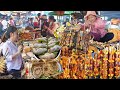 Cambodian Yummy Street Food -Grilled Honeycomb, Frogs, Snacks, &amp; Market Food