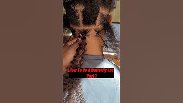How To Do Butterfly Locs #butterflylocs #howto #watch #braids #shortvideo #videos #tutorials #howto