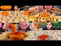 ASMR, EATING SPICY 🔥 MOMOS CHALLENGE 😋#mukbang #eatingshow #asmreating #asmr #momos #challenge 