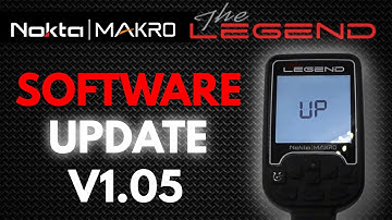 Nokta Makro LEGEND UPDATE | HOW TO | V1.05