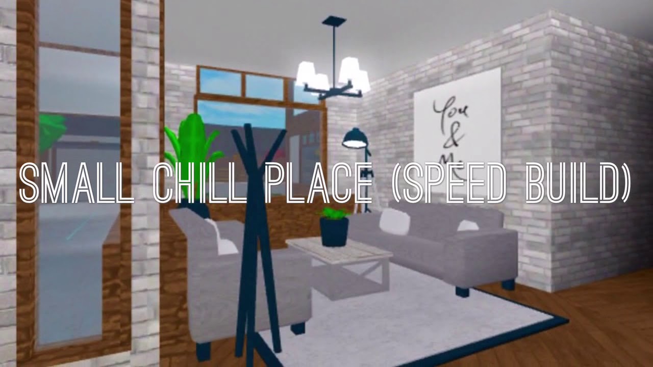 Small Chill Place Roblox Bloxburg Speed Build Youtube - chill house roblox