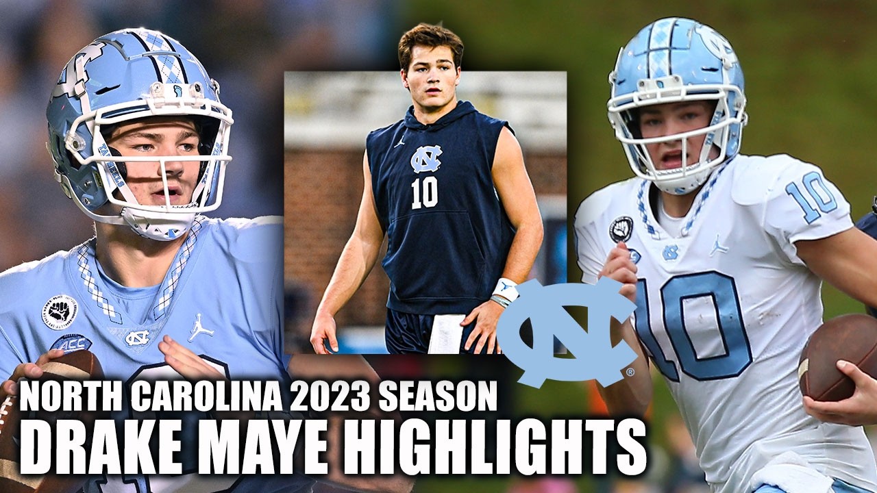 DRAKE MAYE went off at UNC 🔵 Heisman Trophy Finalist 🏆 [2023 Season Highlights] | ESPN CFB