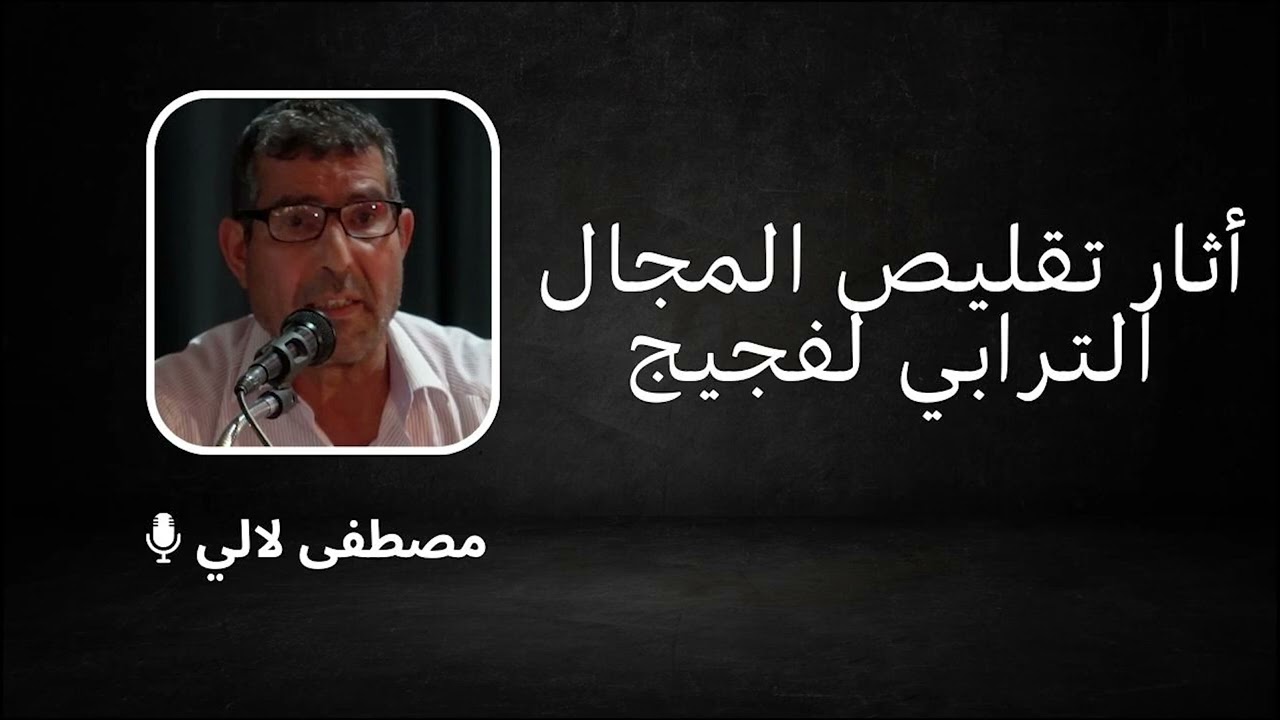 (مداخلة الأستاذ مصطفى لالي حول موضوع (تقليص المجال الترابي لفجيج