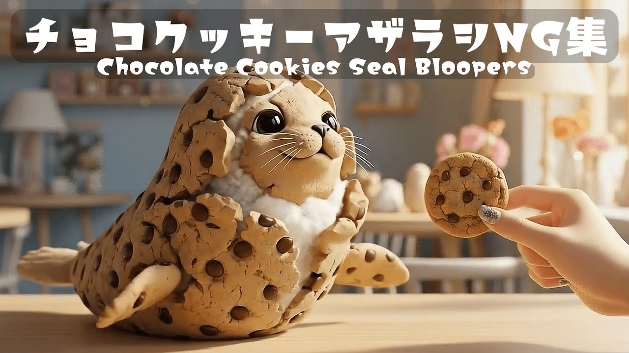 Милые и забавные неудачные дубли тюленя–шоколадного печенья